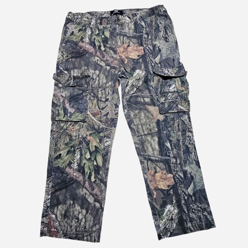 mossy oak camo baggy cargo pants